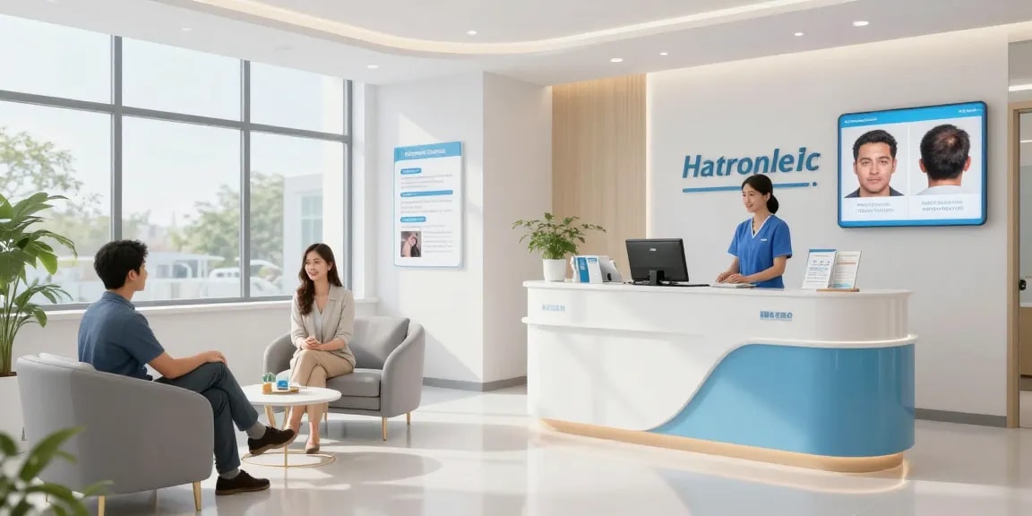 Hair transplant Istanbul consultation at a modern health clinic, offering patient care and expert medical services.