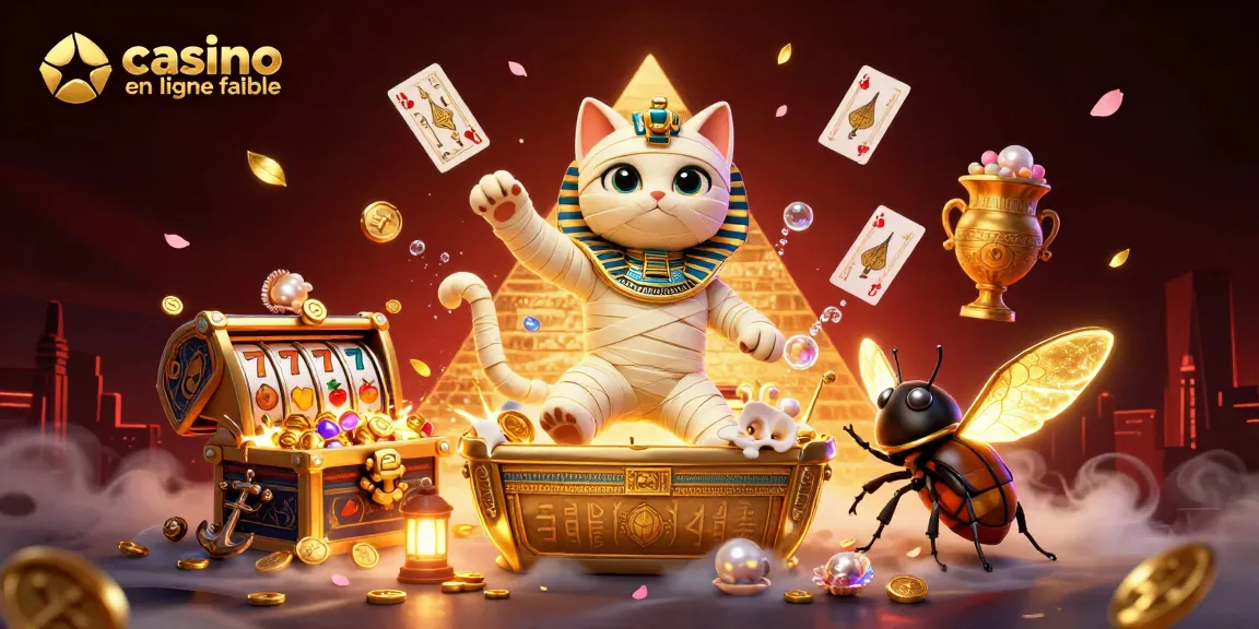 Accédez à des jeux de casino en ligne fiables avec une illustration captivante de personnages en 3D.