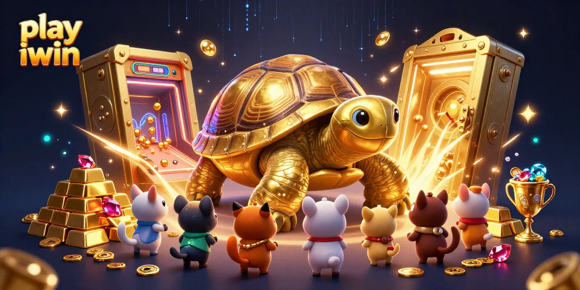 Engage players to play iwin with vibrant 3D casino illustrations of gambling excitement.