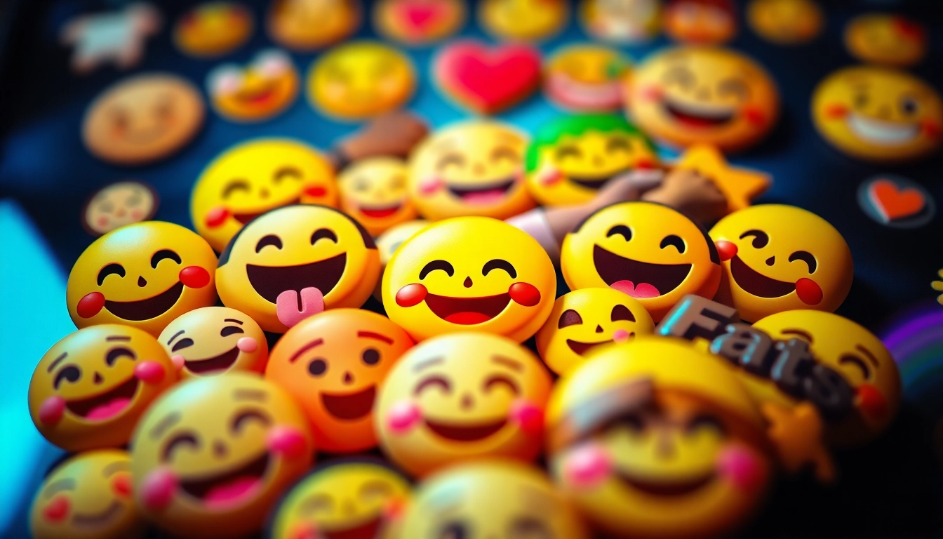 Engaging TikTok emojis displayed playfully, highlighting their fun and expressive nature.