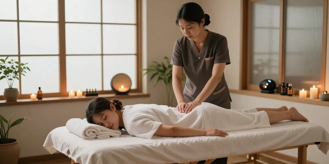 Experience rejuvenation at https://www.makangs.com/region/국내/서울-/마사지-스웨디시, featuring a serene Swedish massage therapy room with cozy ambiance.