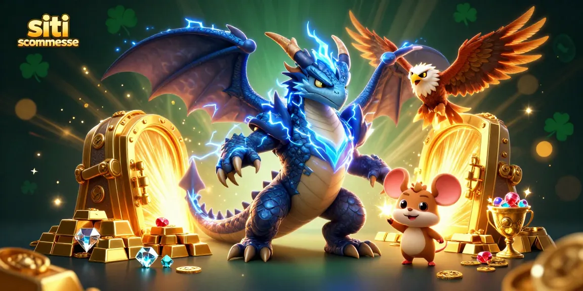 Scopri i migliori siti scommesse con un drago potente e tesori scintillanti.