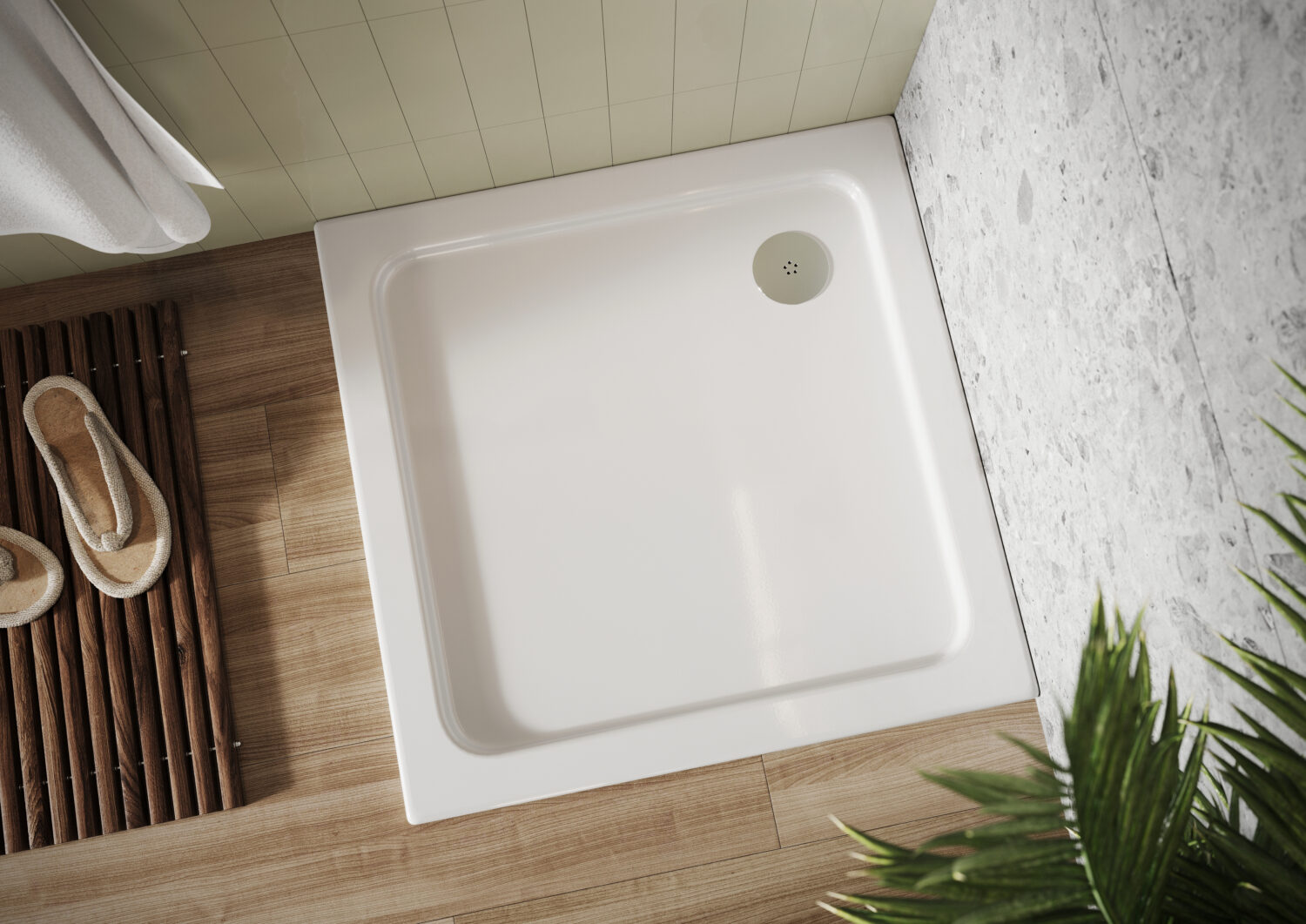 Premium 800 x 800 Shower Base for Modern Bathrooms