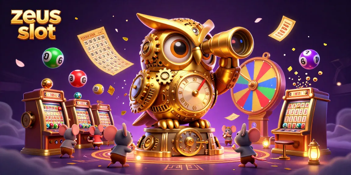 Experience thrilling gameplay with zeus slot's vibrant 3D scene featuring dynamic casino elements.