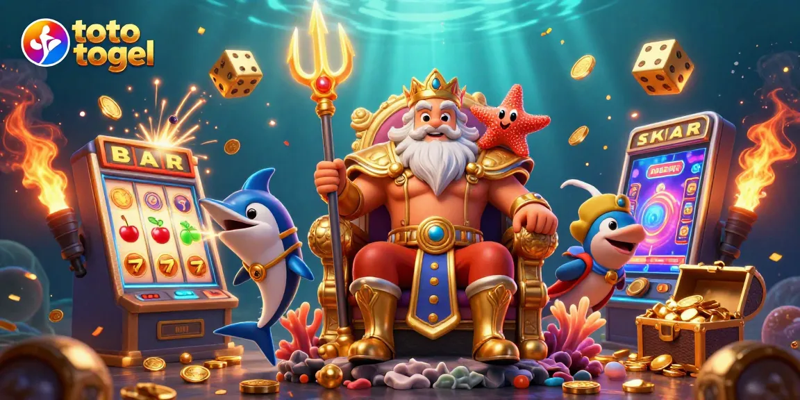 Experience thrilling toto togel action with vibrant characters and explosive casino game elements.