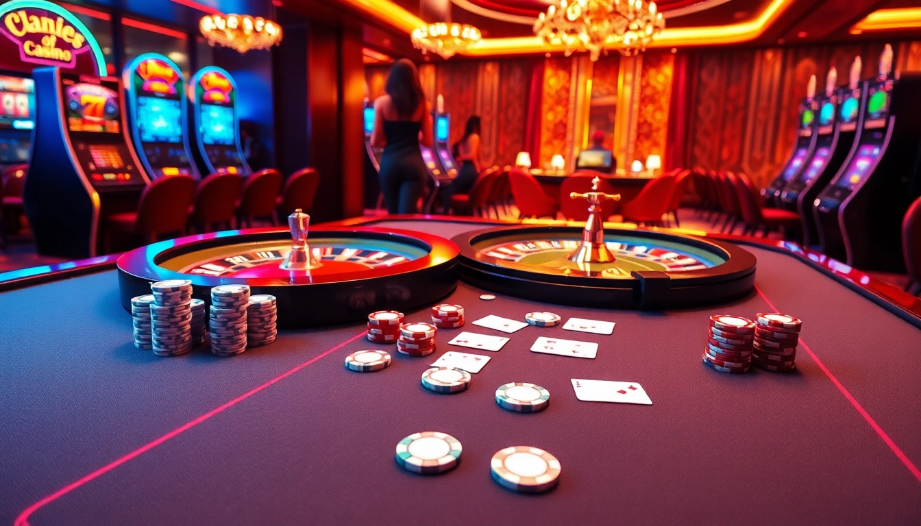 Experience thrilling gameplay in html porn games at an exciting casino table with cards and chips.