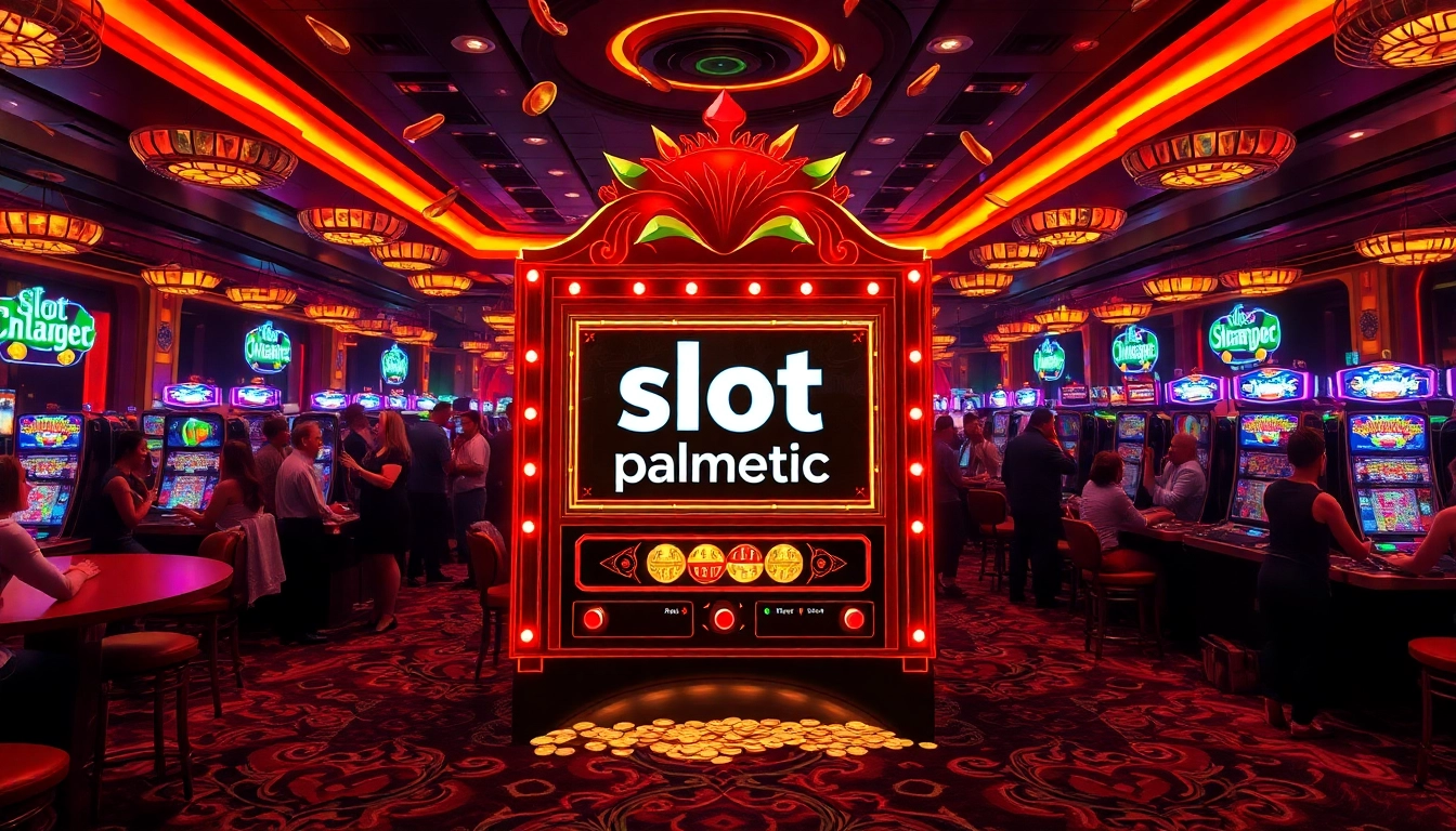 Engaging players at a luxury casino celebrating wins on a slot pragmatic machine.