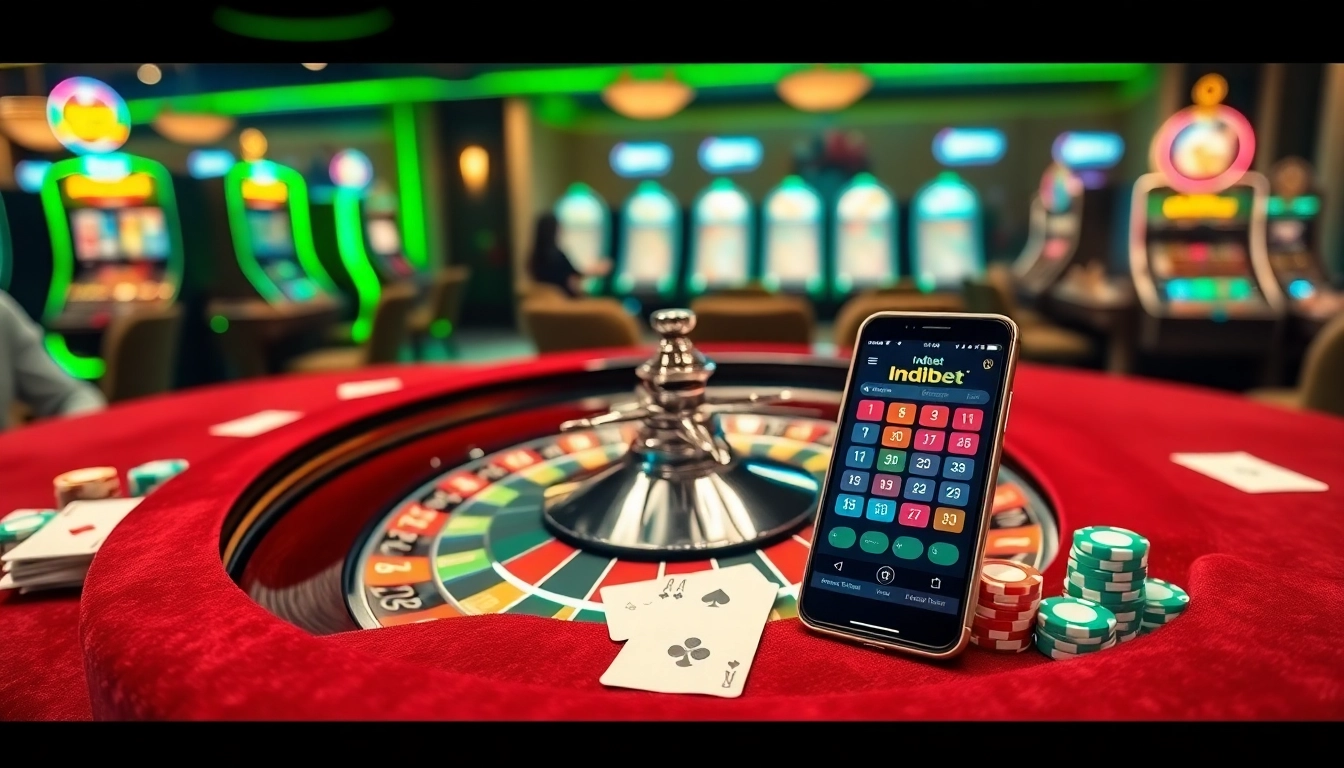 Experience thrilling betting actions at Indibet salad with vibrant casino elements and modern mobile features.