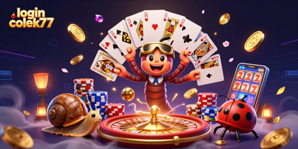 Experience the thrill of gaming with login colek77, featuring dynamic characters and casino elements.