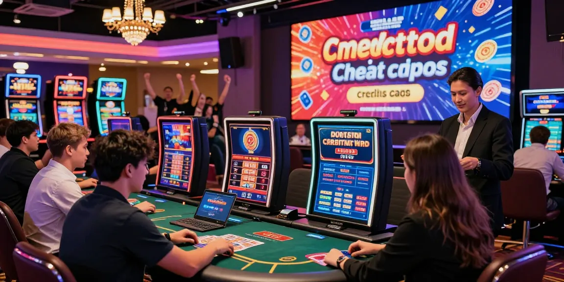 Exciting online gaming scene with players at casinos that take credit cards in vibrant atmosphere