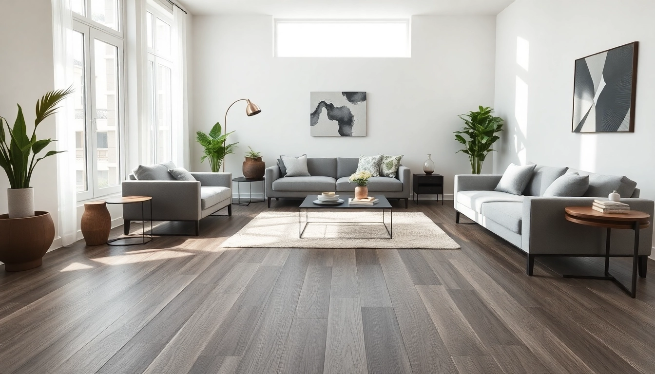 Transform your home with stunning lvp floors showcased in a modern living room setting.