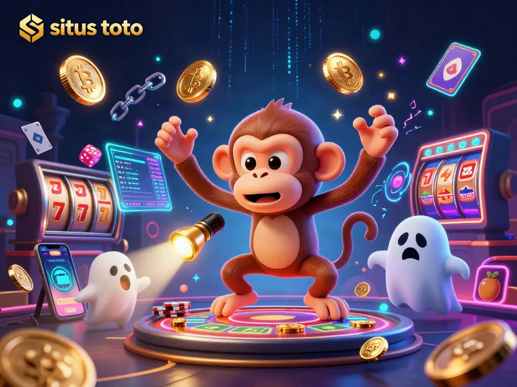 Engage with situs toto and experience the excitement of a haunted casino featuring playful characters.