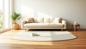 Stylish sofa bed uk in a bright living room, enhancing comfort and aesthetic appeal.