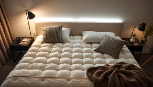 Scopri il materasso una piazza e mezza con rivestimento in cotone percalle, perfetto per il tuo riposo.