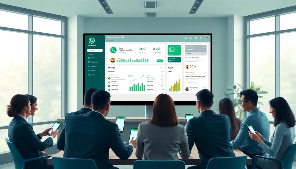 Navigate your relationships with WhatsApp Smart CRM tools and analytics in a collaborative workspace.