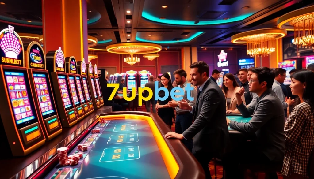 Experience thrilling online gambling at 7upbet with vibrant casino visuals and engaging gameplay.