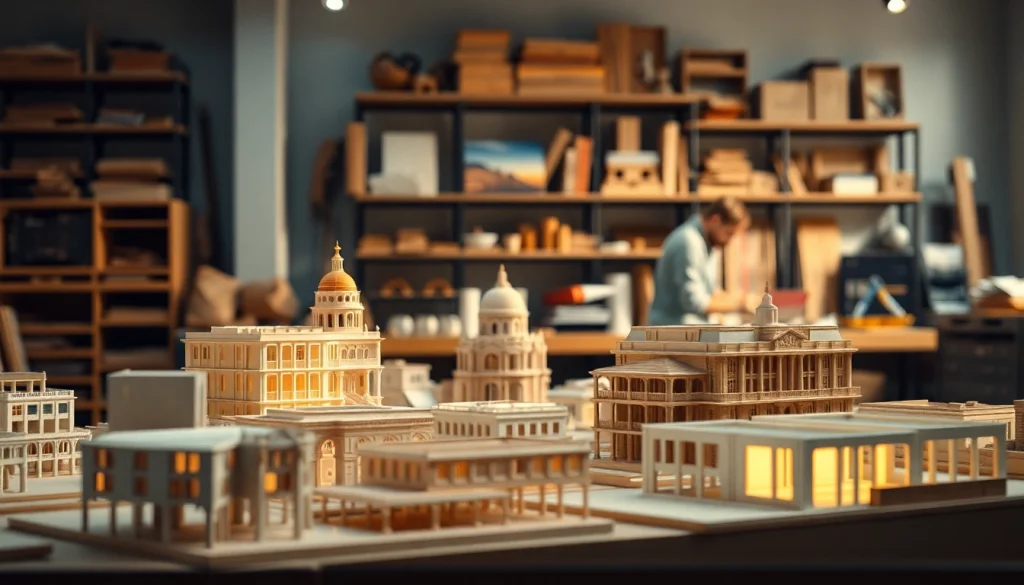 Architekturmodellbau Mainz: Detailreiche Modelle in einem kreativen Atelier.