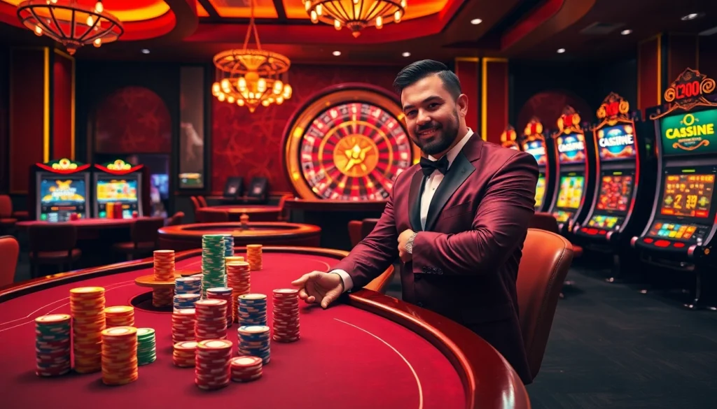 U88 players enjoying an exciting live casino game with colorful chips and roulette wheel.