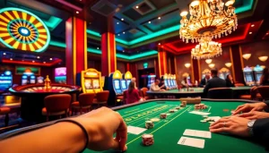 Vivez le frisson et la stratégie dans un casino en ligne Français avec des jetons de poker vibrants et l'excitation de la roulette.