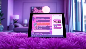 Engaging NSFW AI chatbot interface showcasing unique fantasy characters and vibrant chat interactions.