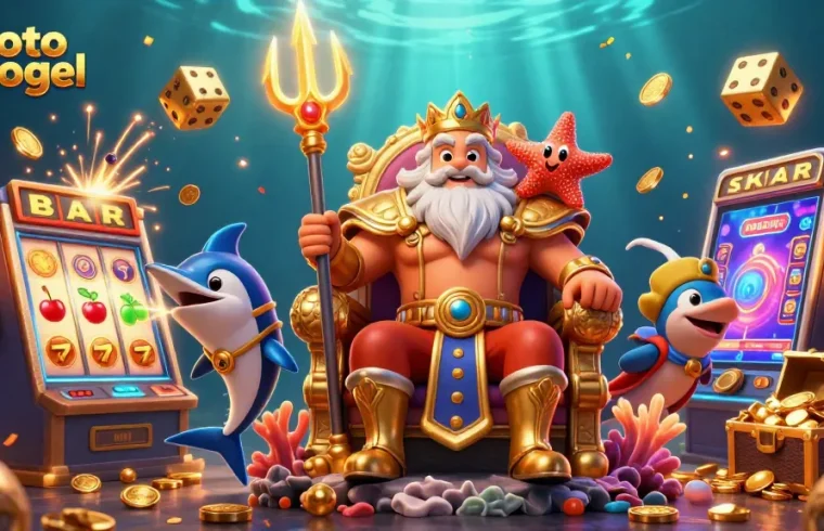 Experience thrilling toto togel action with vibrant characters and explosive casino game elements.